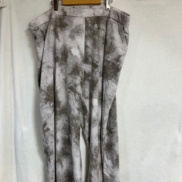 Ellen Tracy 2-Piece Women's Sweater & Sweatpants/Joggers 3X Tie Dyed Beige - Picture 3 of 12